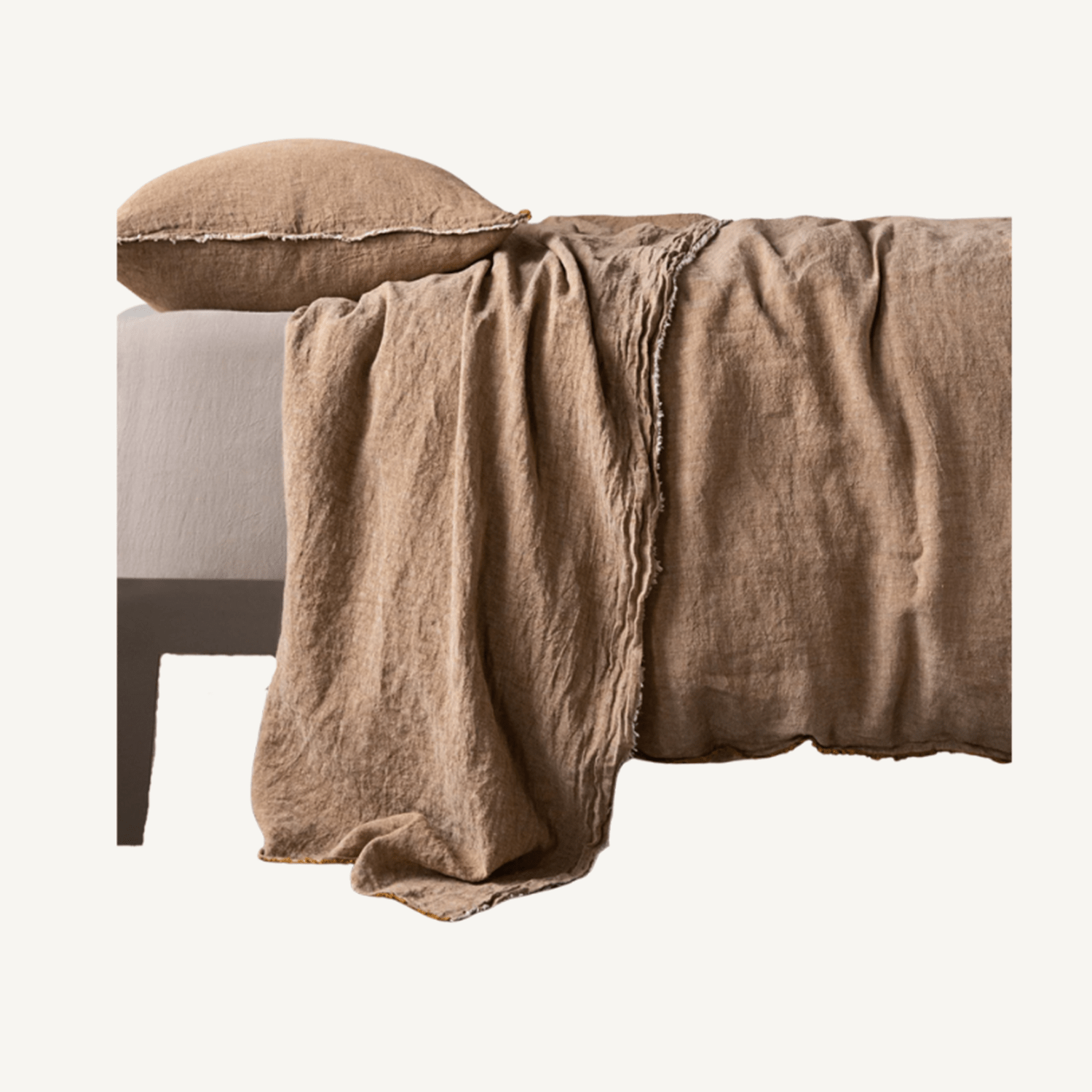 Flocca Linen Flat Sheet - Annie &amp; Flora