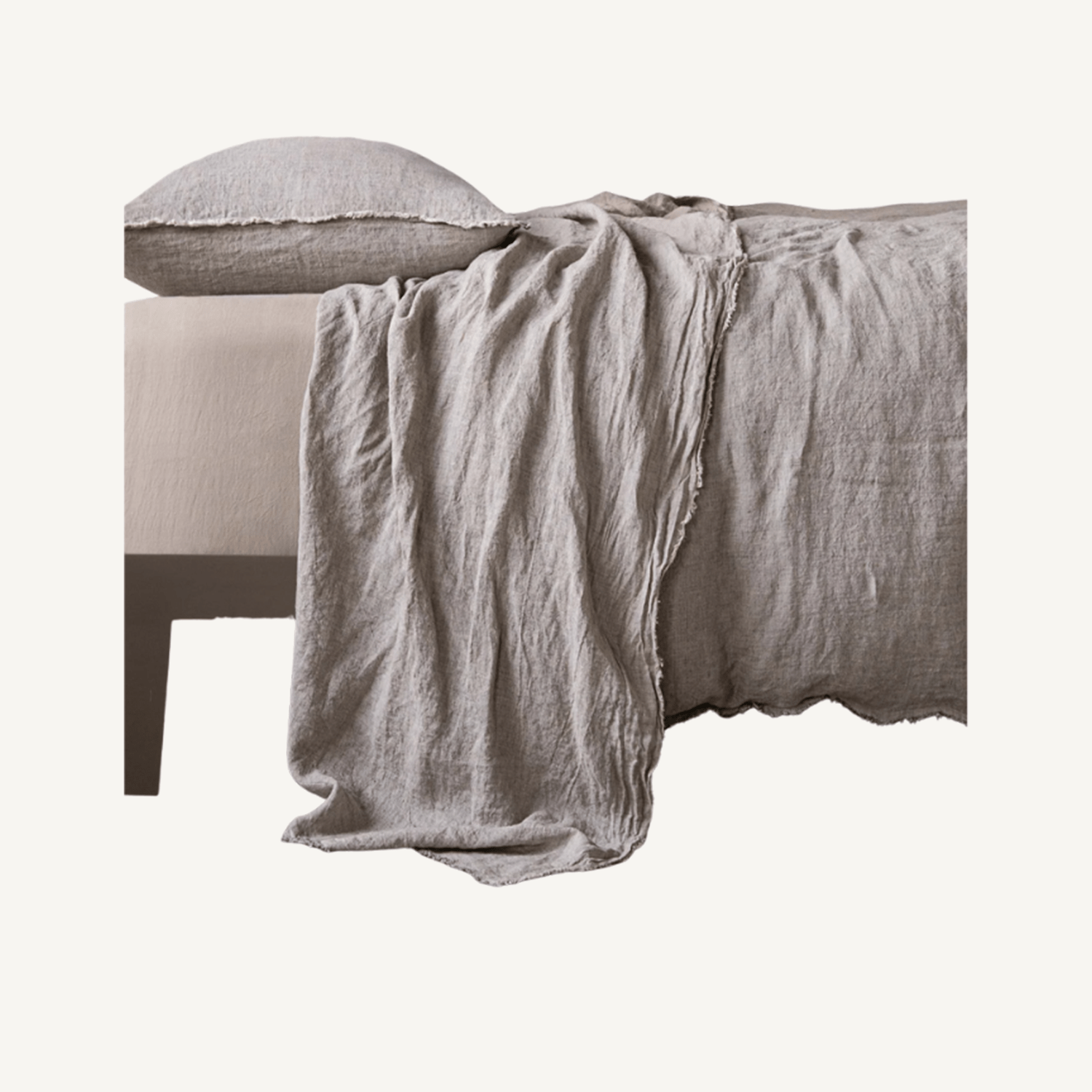 Flocca Linen Flat Sheet - Annie &amp; Flora