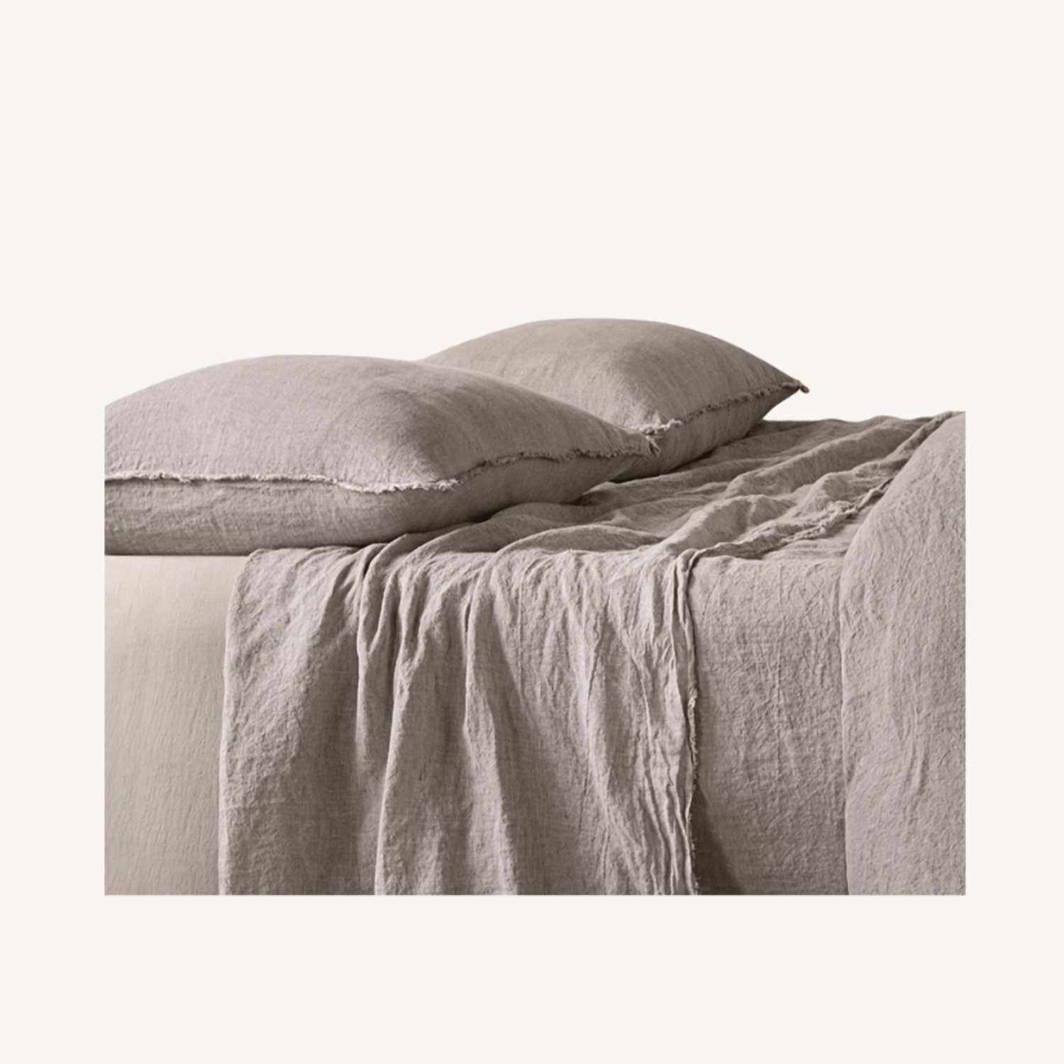 Flocca Linen Pillowcase - Annie &amp; Flora
