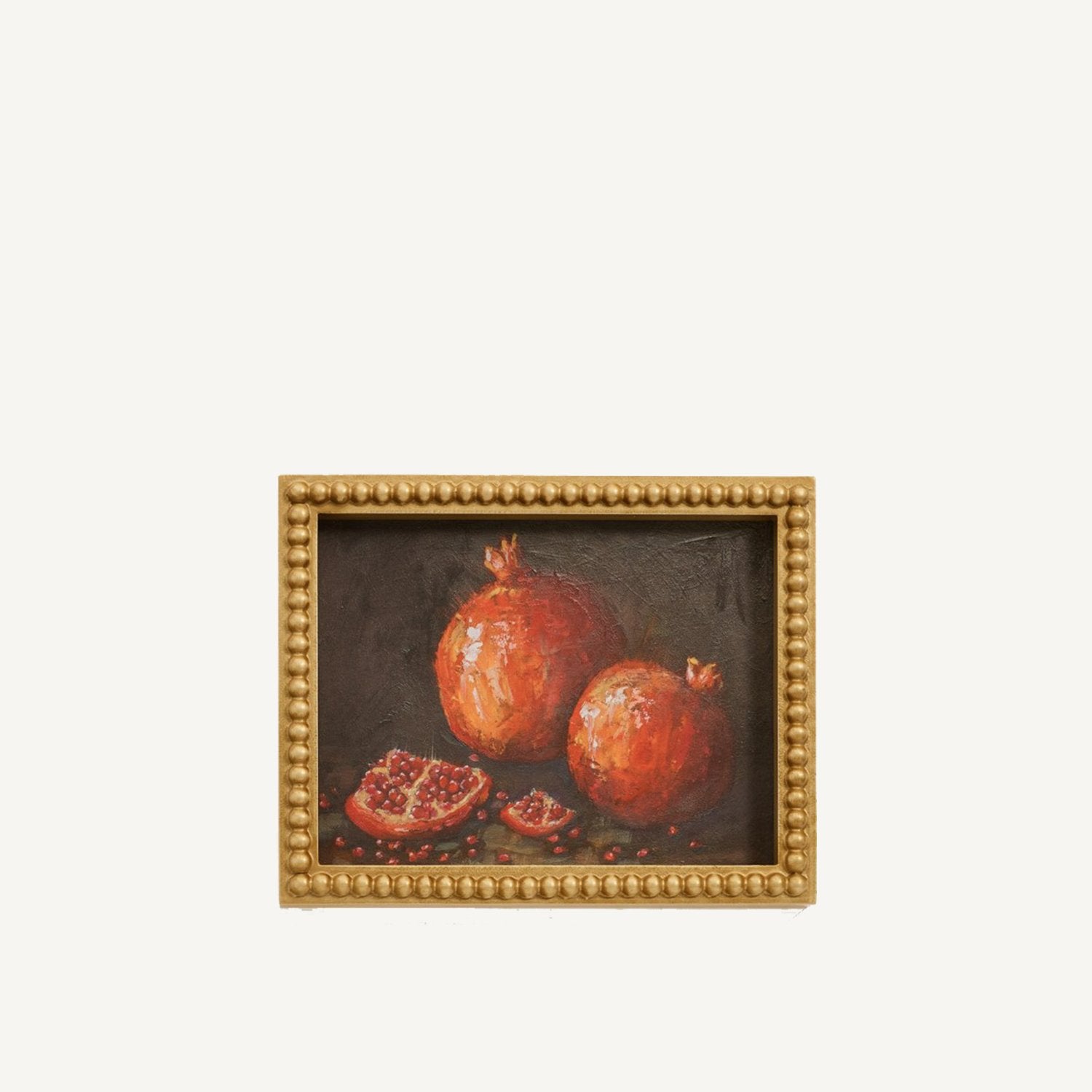 Framed Pomegranates Canvas - Annie & Flora