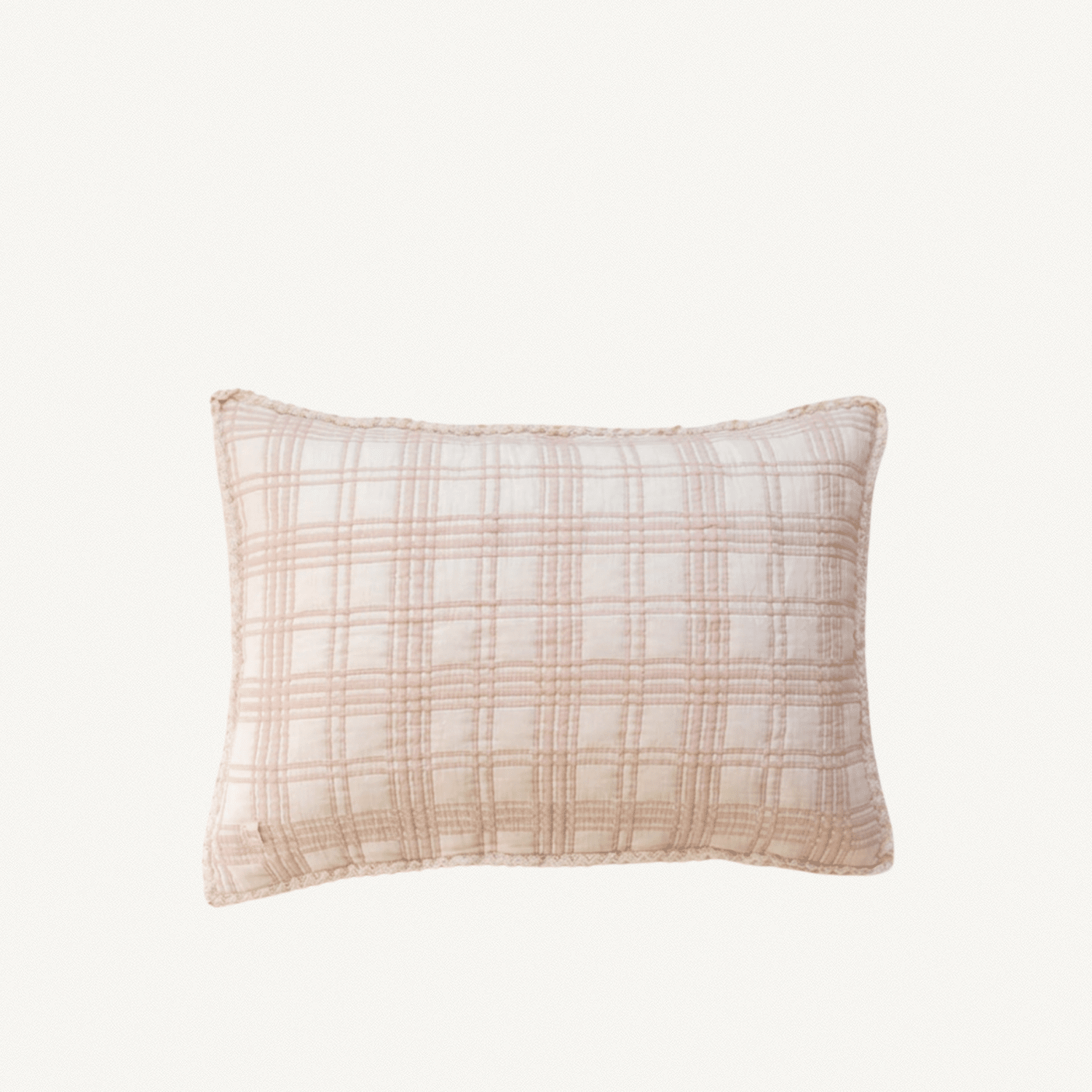French Plaid Petal Pillowcase - Annie & Flora