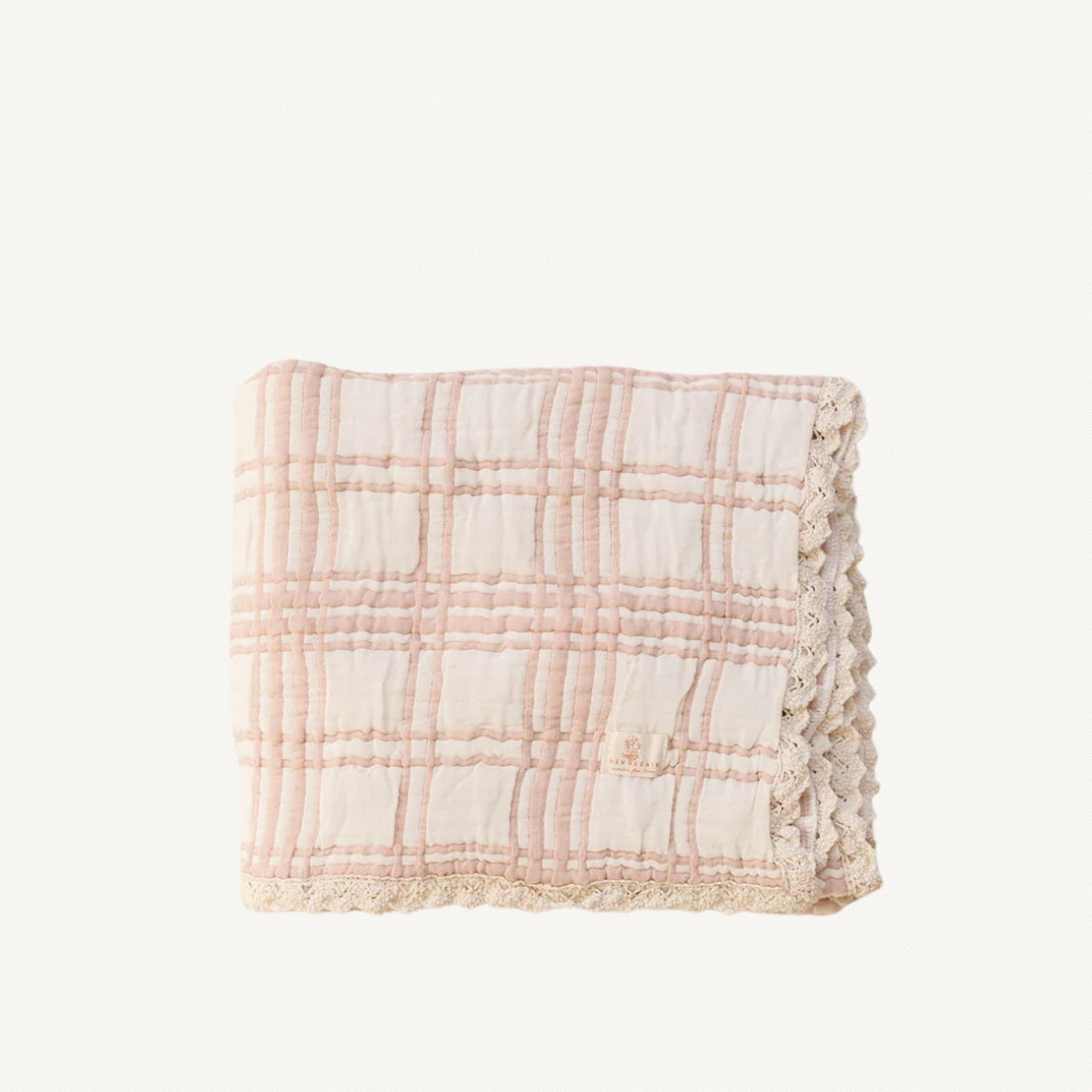 French Petal Plaid Blanket