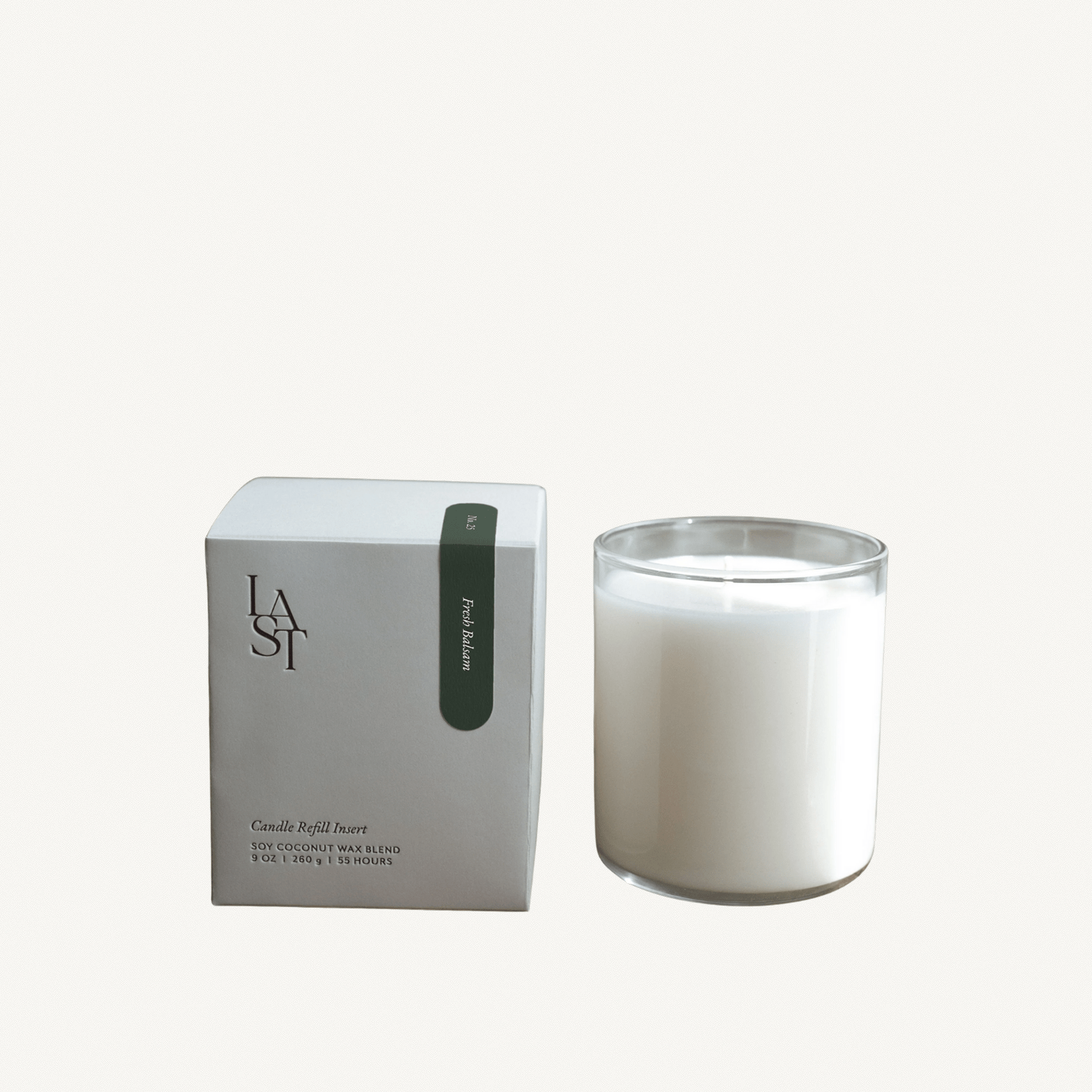 Fresh Balsam Candle Refill Insert - Annie & Flora