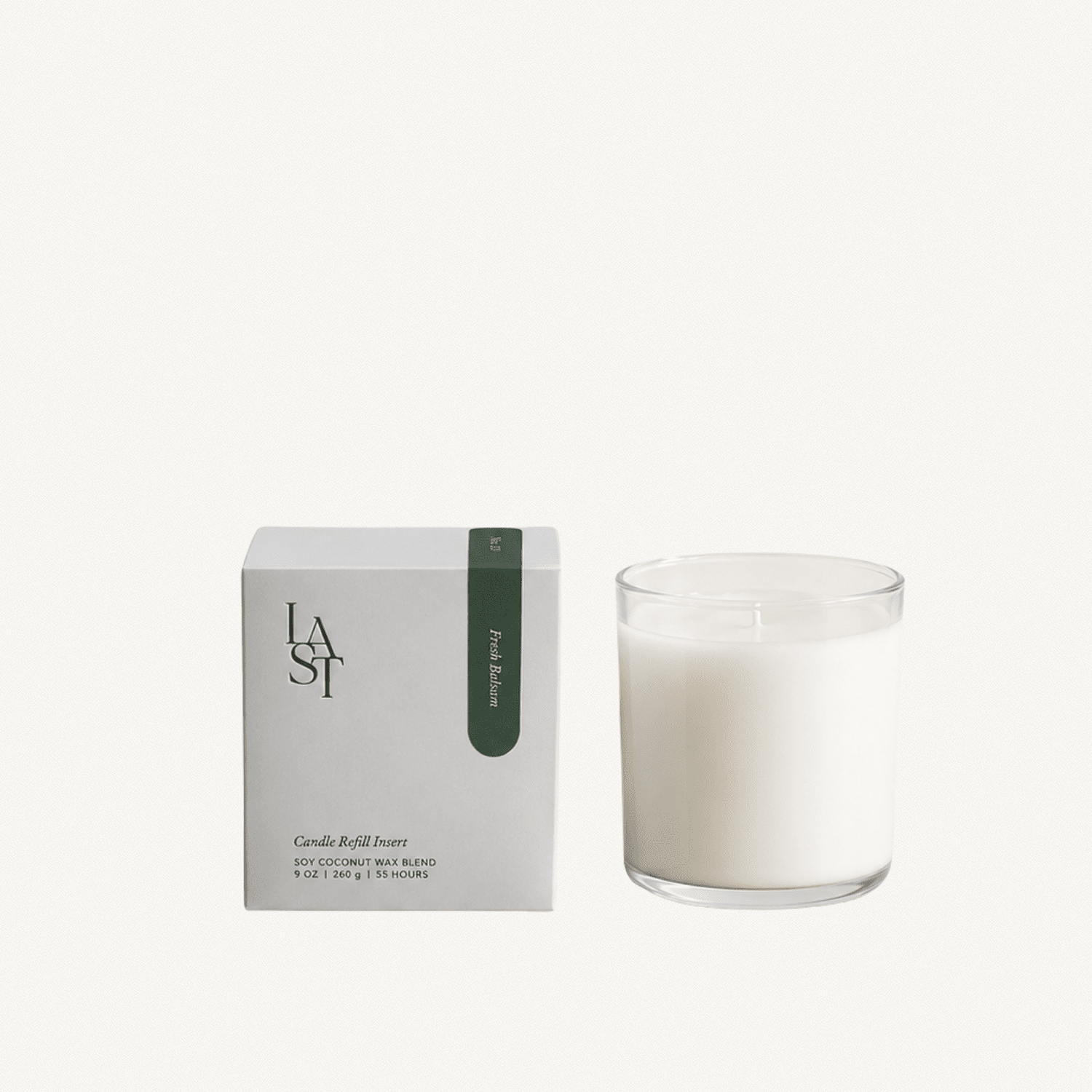 Fresh Balsam Candle Refill Insert - Annie & Flora