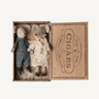 Grandma & Grandpa Mice in Cigarbox - Annie & Flora