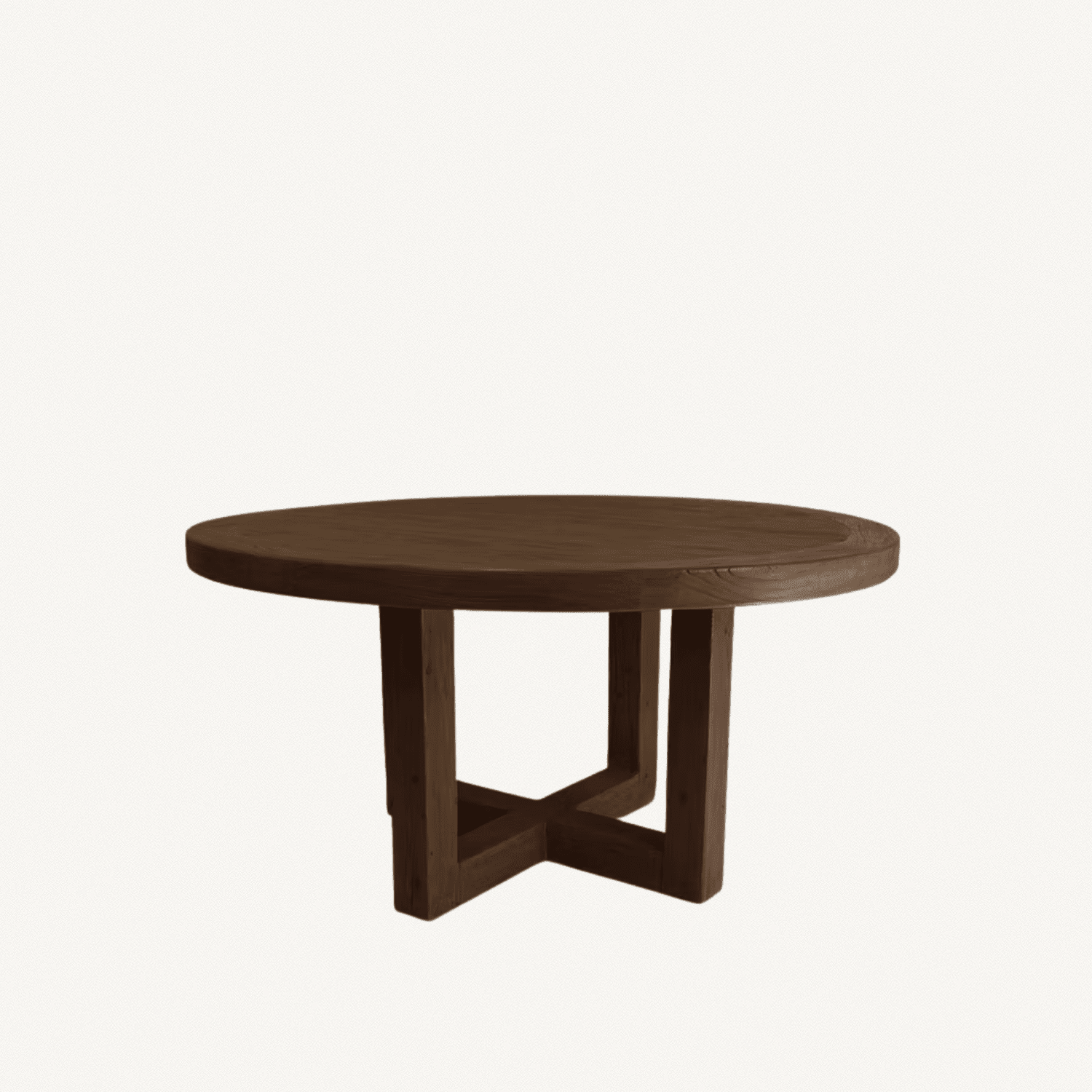 Harrison Round Reclaimed Wood Dining Table - Annie &amp; Flora