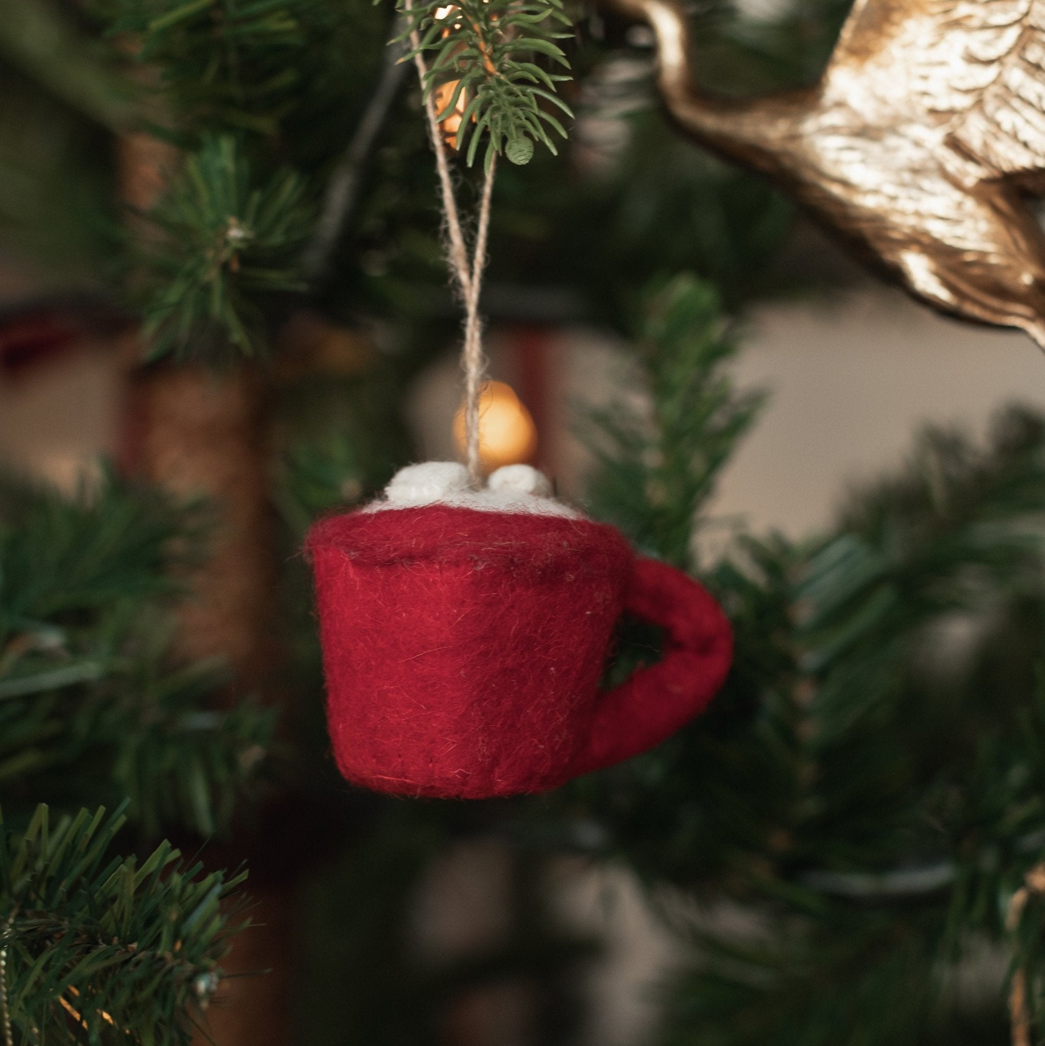 Hot Cocoa Mug Ornament - Annie & Flora