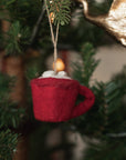 Hot Cocoa Mug Ornament - Annie & Flora