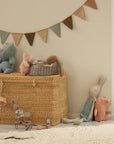 Large Blue Carry Cot - Annie & Flora