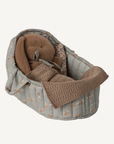 Large Blue Carry Cot - Annie & Flora