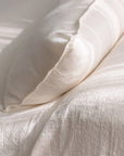 Luca Linen Bed Cover in Off White - Annie & Flora