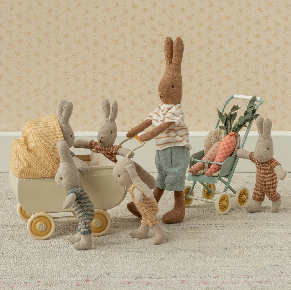 Micro Pram Micro Yellow Pram – Annie & Flora