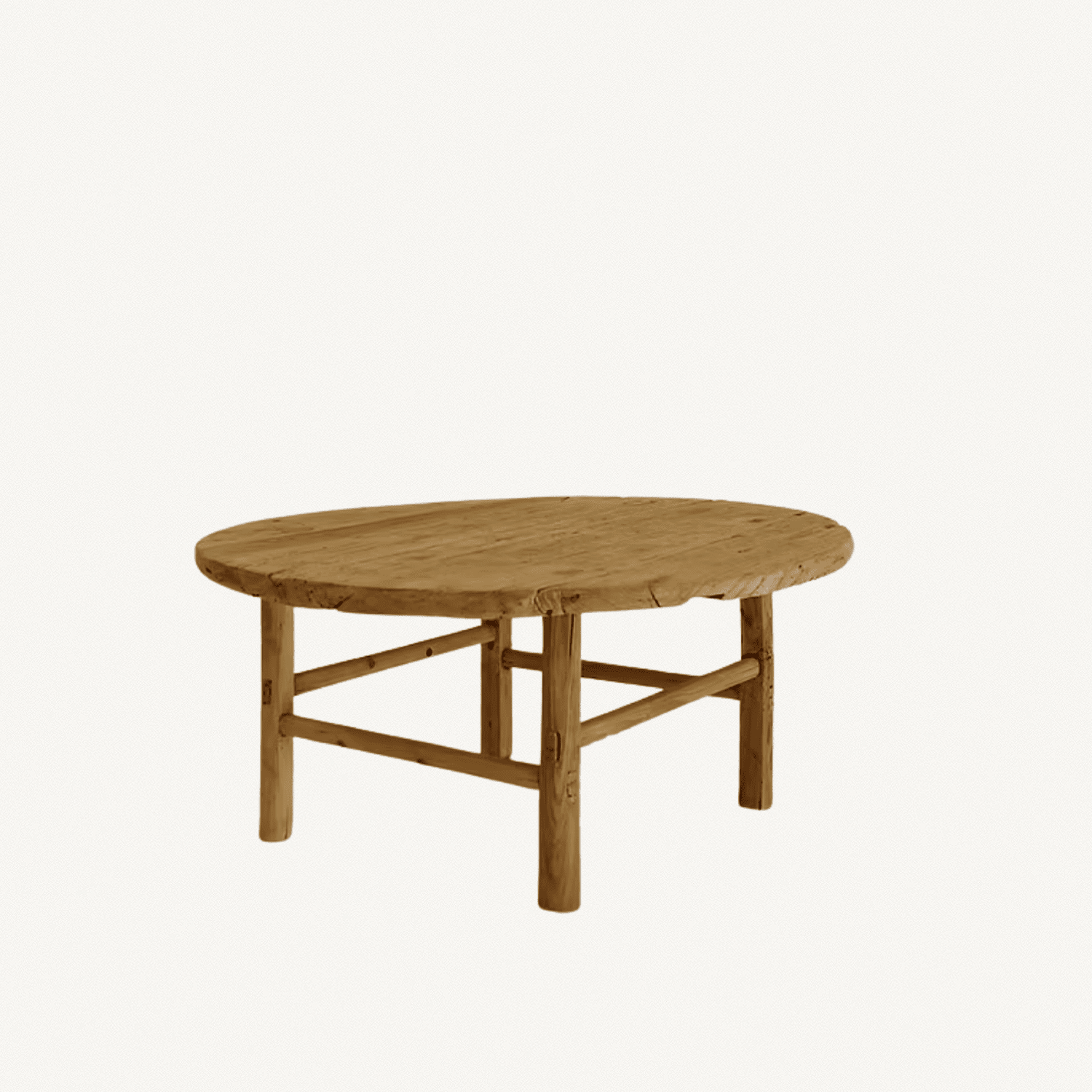 Miller Vintage Round Coffee Table - Annie &amp; Flora
