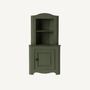 Miniature Dark Green Corner Cabinet - Annie & Flora