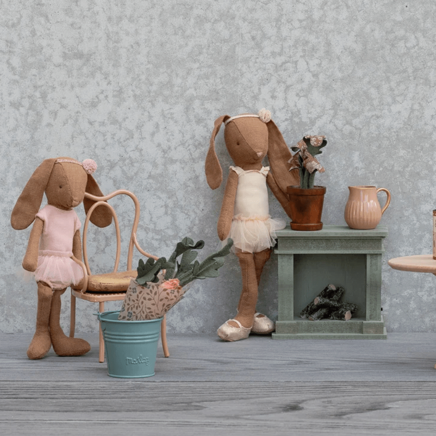 Miniature Dusty Green Fireplace - Annie & Flora