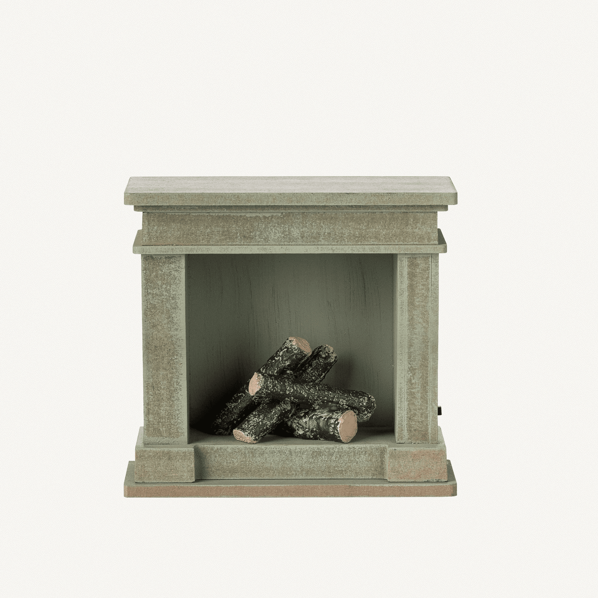 Miniature Dusty Green Fireplace - Annie & Flora