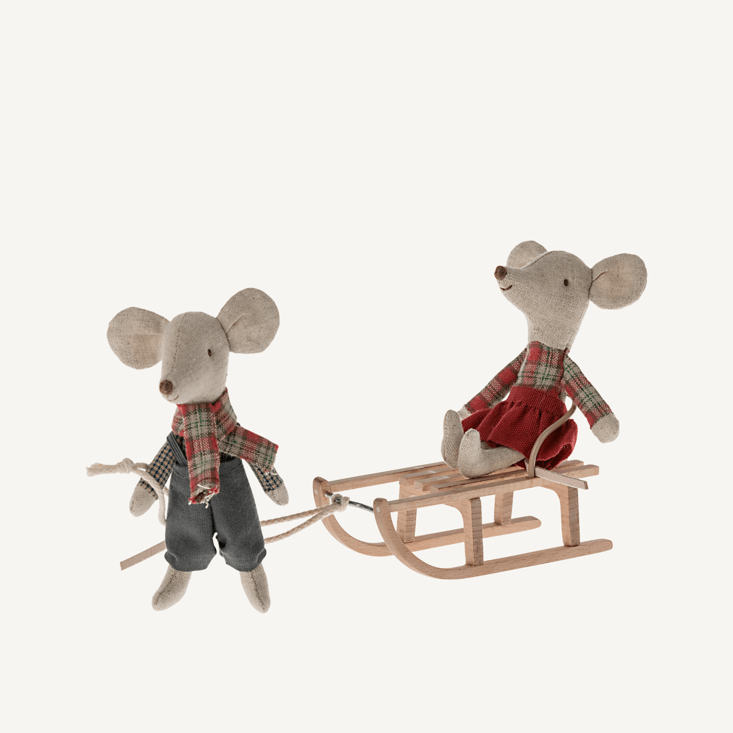Mouse Sled - Annie & Flora