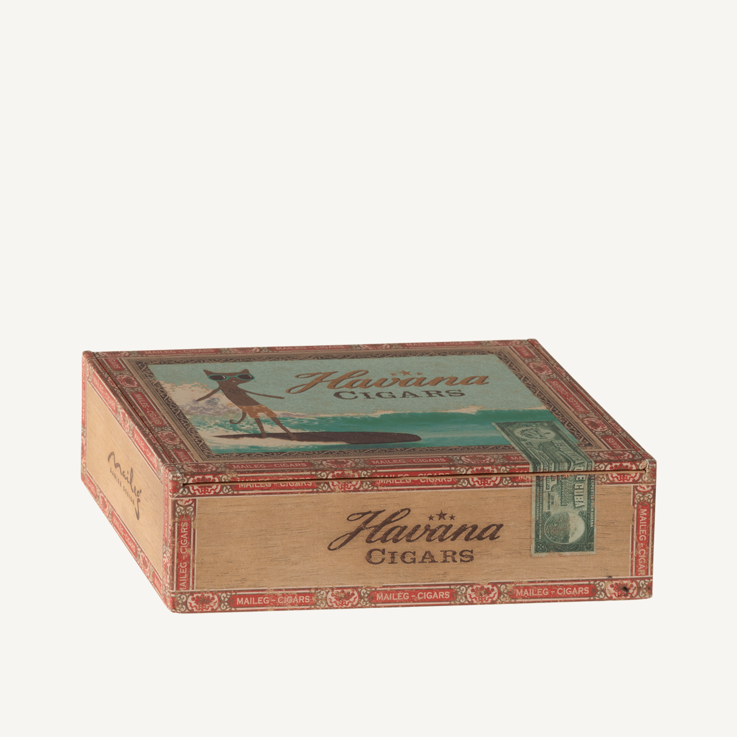 Mum &amp; Dad Mice in Cigarbox - Annie &amp; Flora