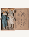 Mum & Dad Mice in Cigarbox - Annie & Flora