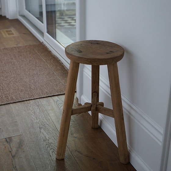 Nelly Vintage Round Stool - Annie & Flora