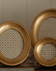 Oval Gold Leaf Frame - Annie & Flora