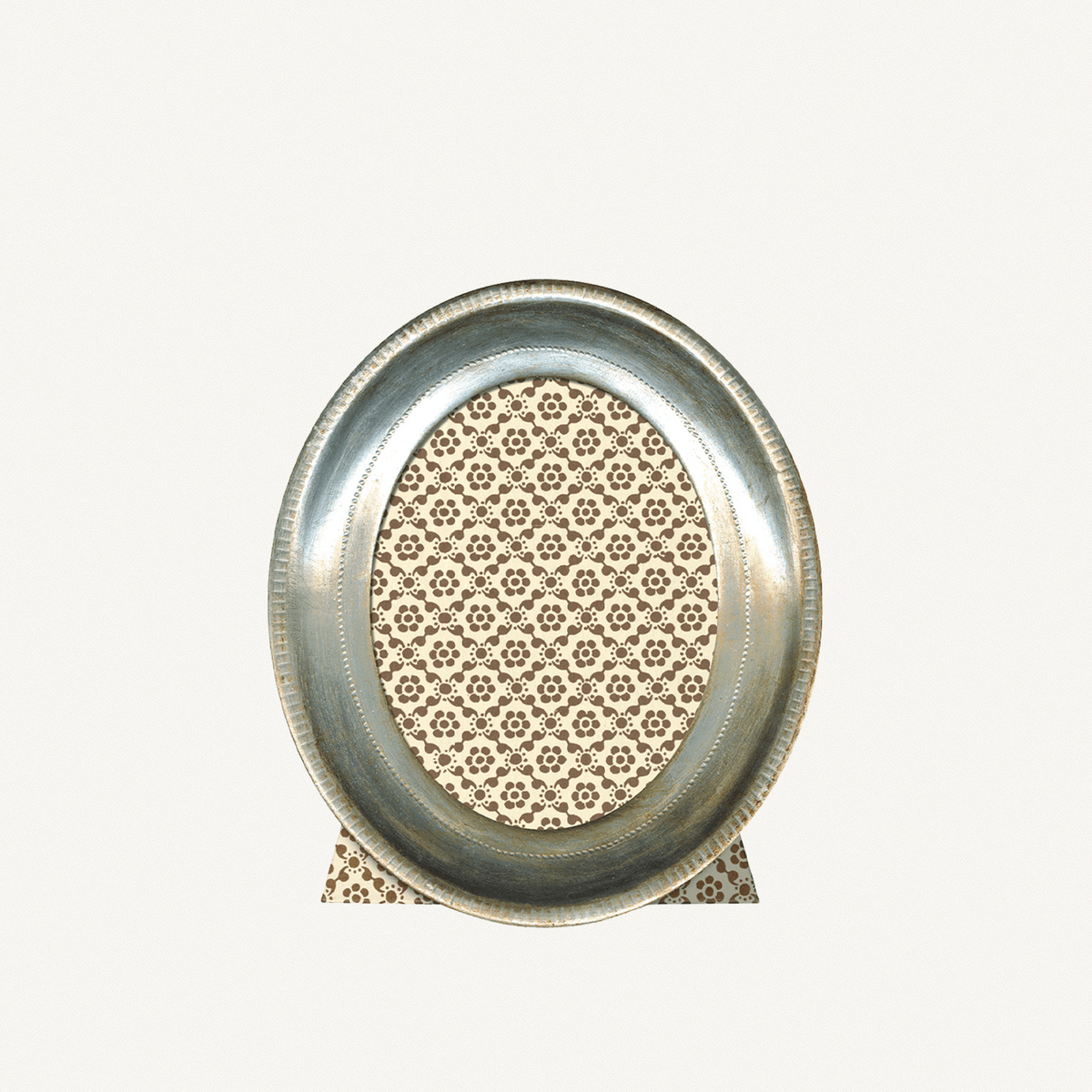 Oval Silver Leaf Frame - Annie & Flora
