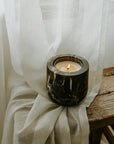 Portoro Marble Candle Vessel - Annie & Flora