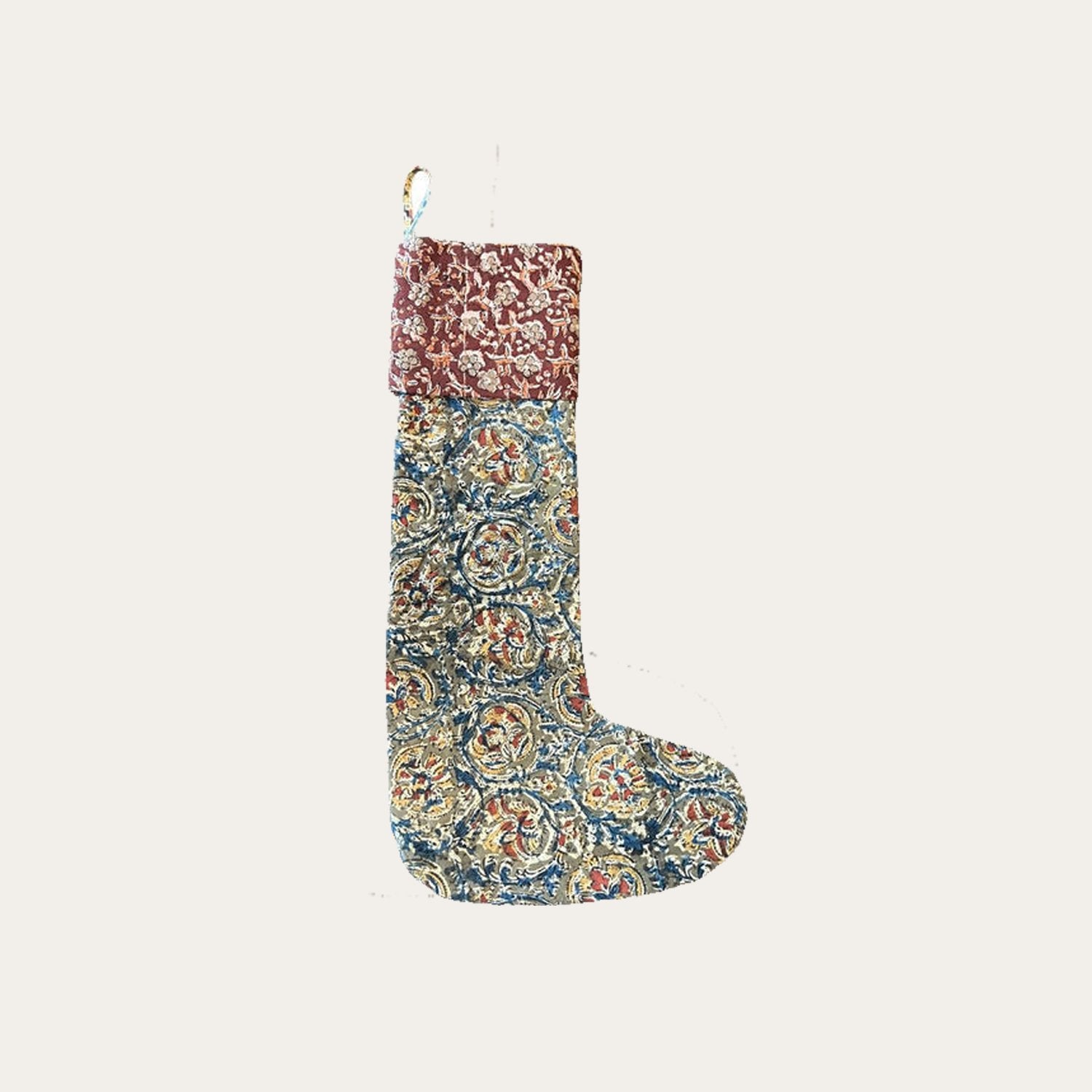 Quilted Pattern Stocking - Annie & Flora