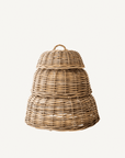Rattan Cloche Dome Food Cover - Annie & Flora