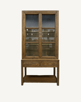 Rosemary Reclaimed Wood Glass Cabinet - Annie & Flora