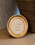 Round Gold Leaf Frame - Annie & Flora