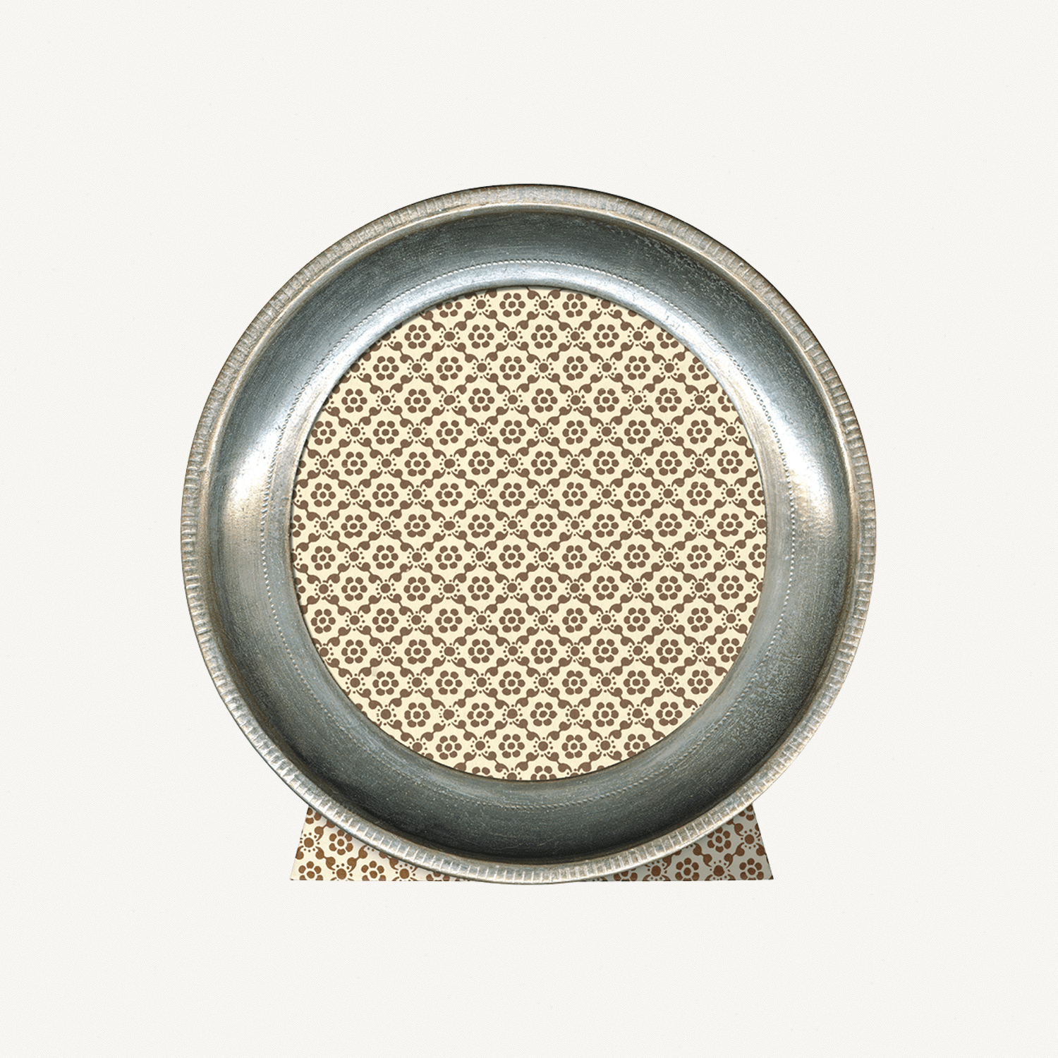 Round Silver Leaf Frame - Annie & Flora