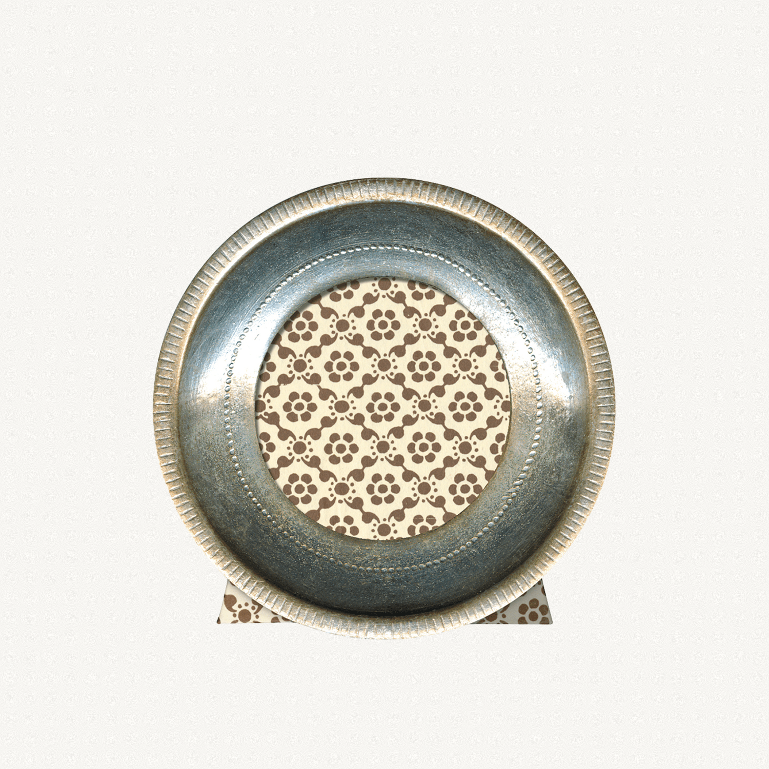 Round Silver Leaf Frame - Annie & Flora