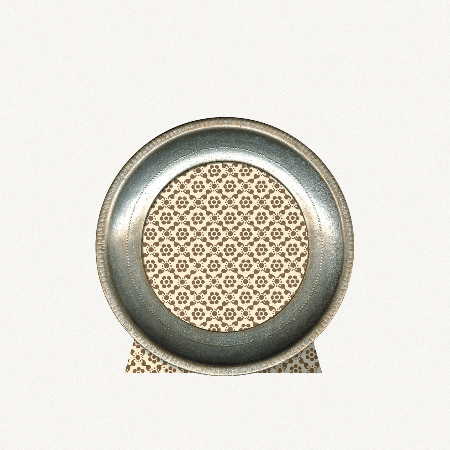 Round Silver Leaf Frame - Annie &amp; Flora