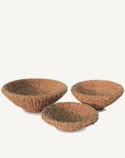 Seagrass Shallow Tapered Baskets Set of 3 - Annie & Flora