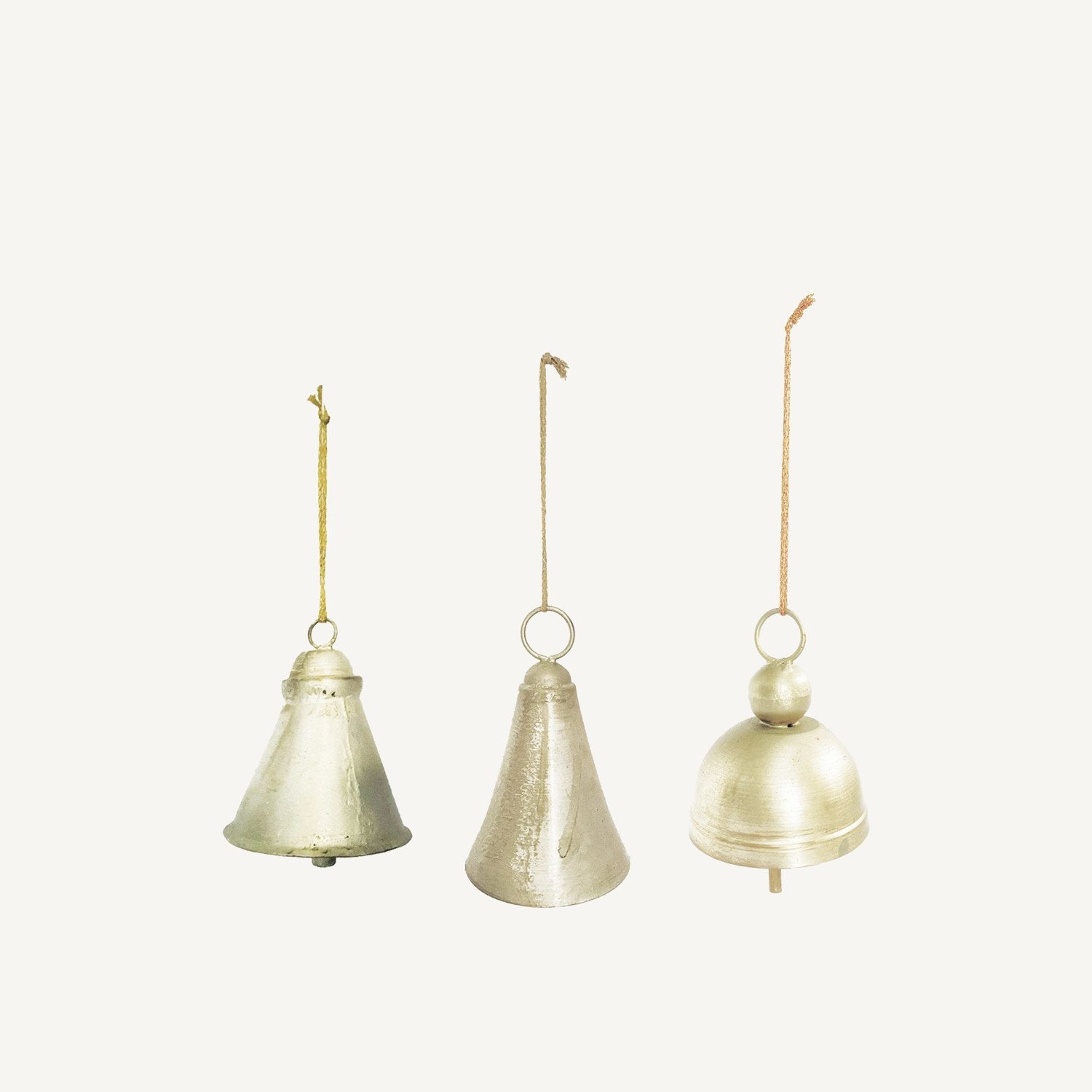 Set of 3 Metal Bells - Annie & Flora