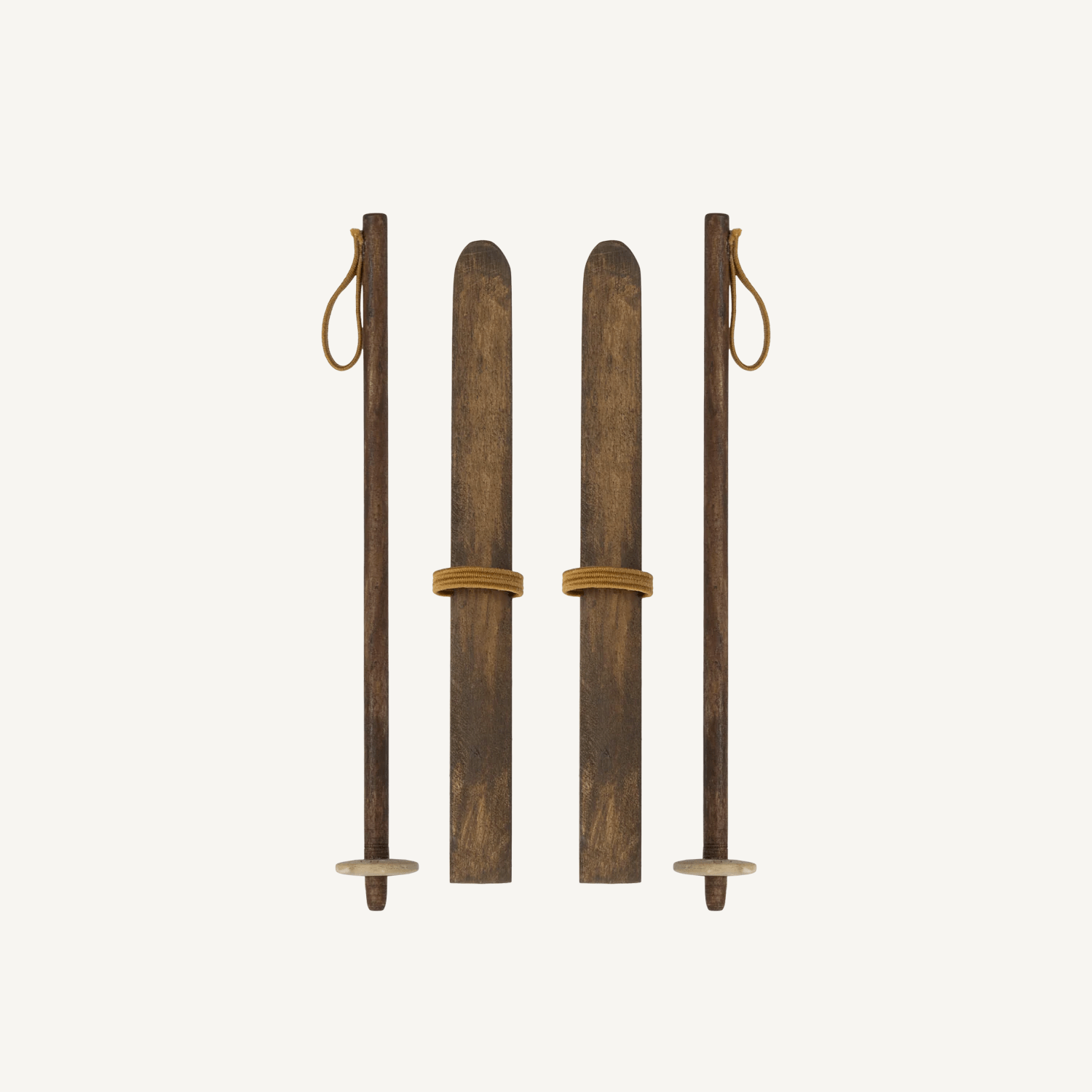 Ski and Ski Poles, Mum & Dad - Annie & Flora