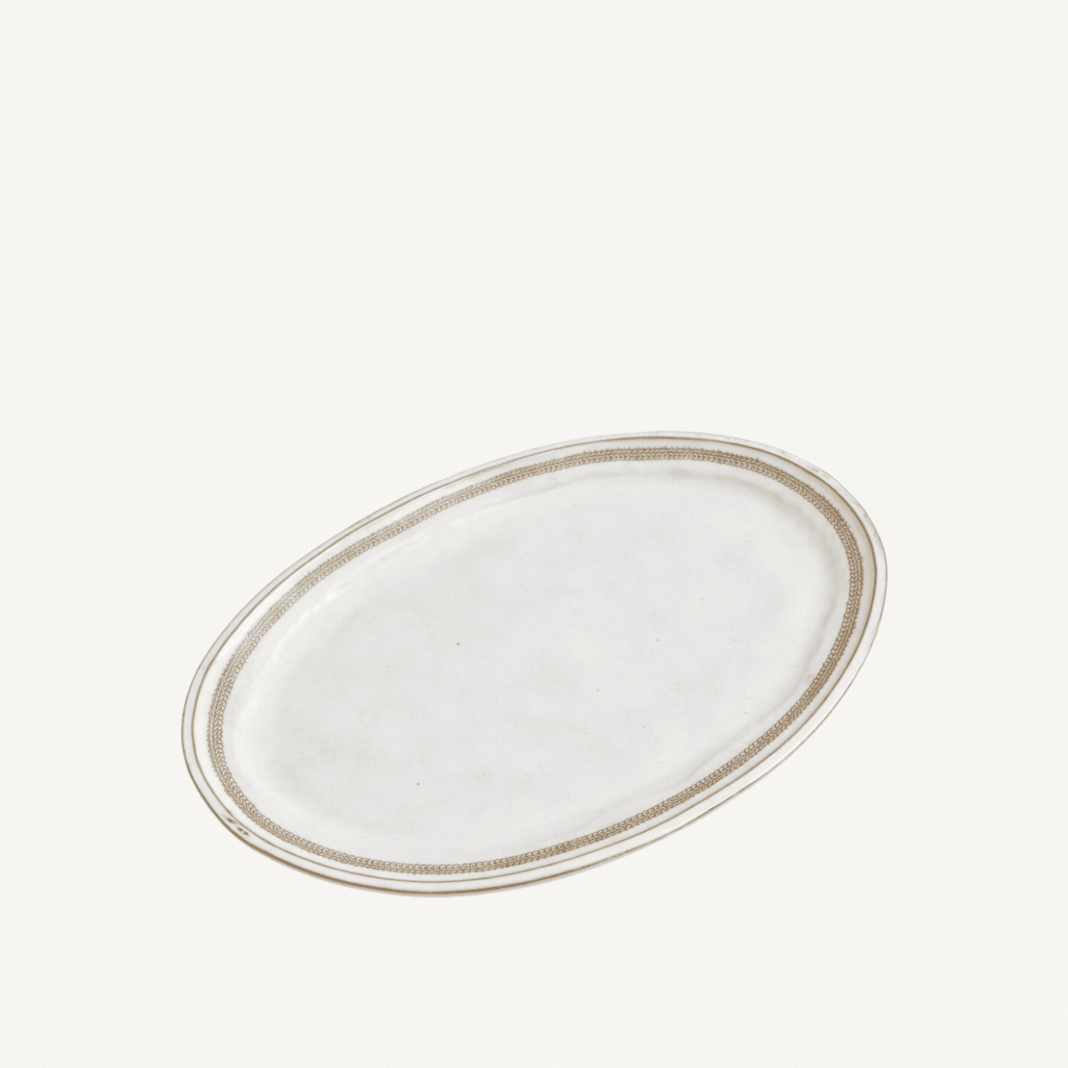 Small Stoneware Platter - Annie & Flora