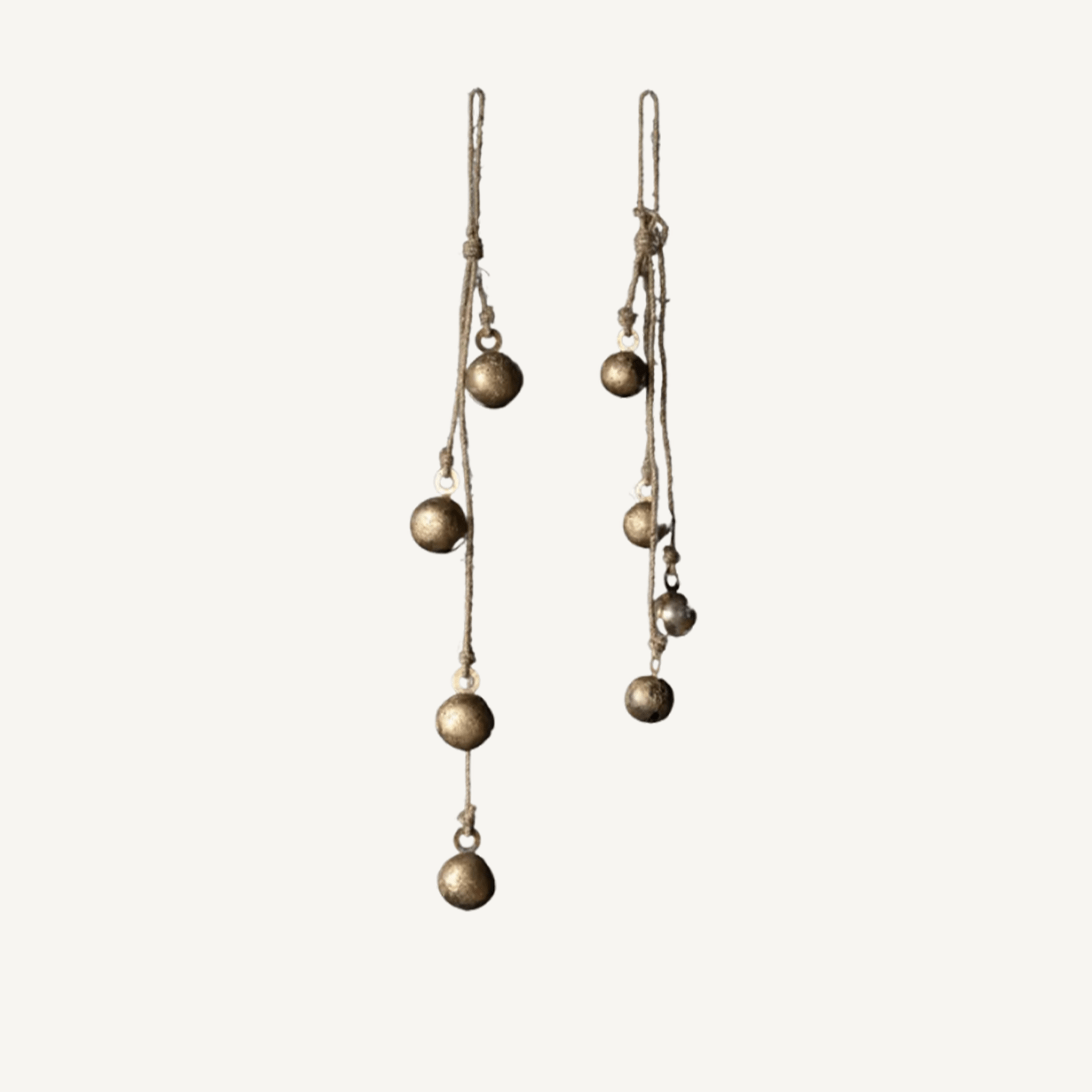 Sphere Iron Hanging Bell Cluster - Annie & Flora