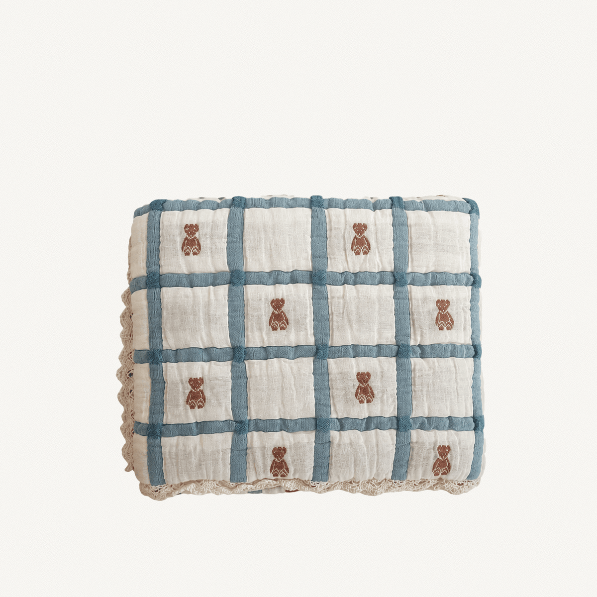 Teddy Bluebelle Keepsake Quilt - Annie & Flora