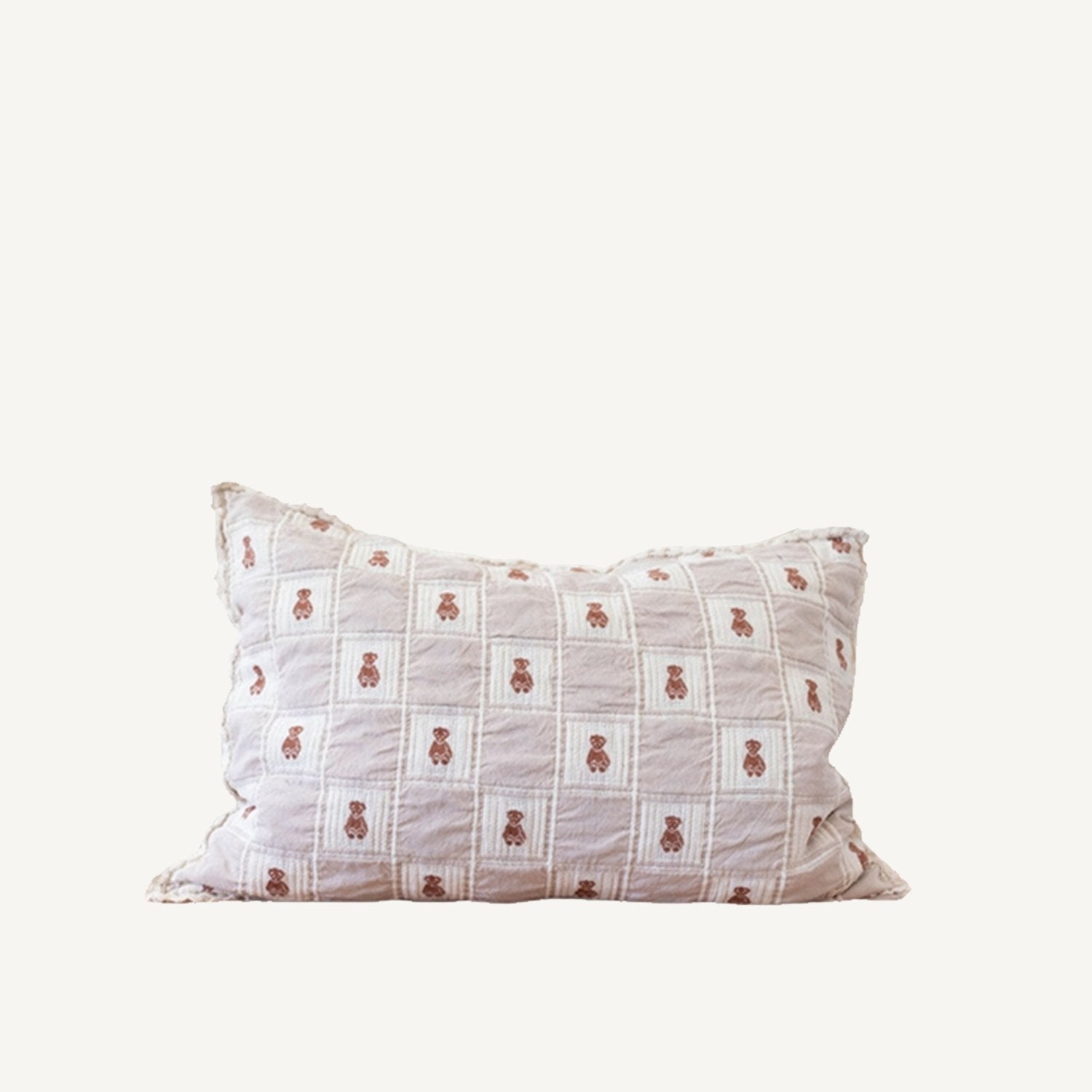 Teddy Patchwork Pillow - Annie & Flora