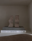 Travertine Wave Bookends - Annie & Flora