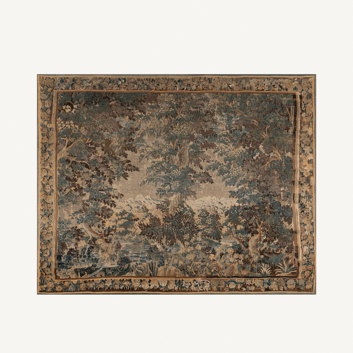 Verdant Whispers Tapestry - Annie & Flora