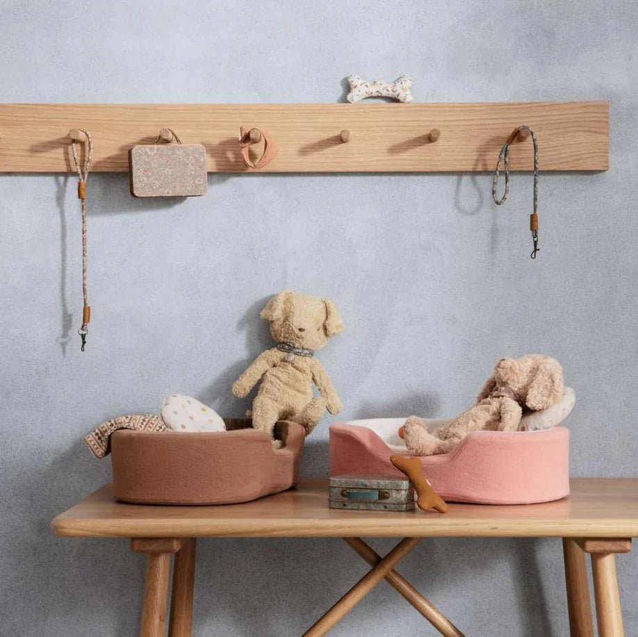 Vintage Dog in Sand - Annie & Flora