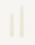 White Beeswax Taper Candles - Annie & Flora