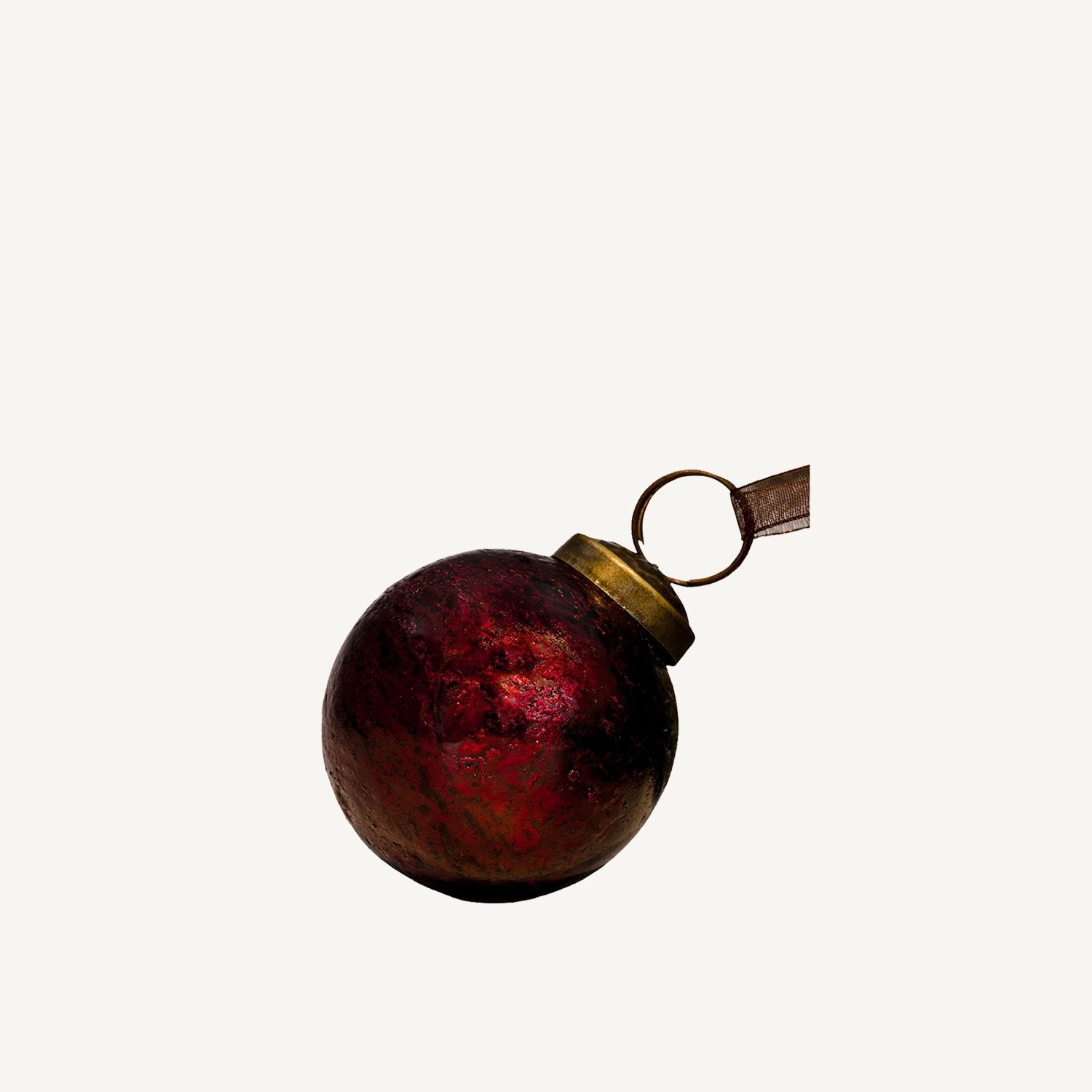 Wine Antique Foil Bauble - Annie & Flora