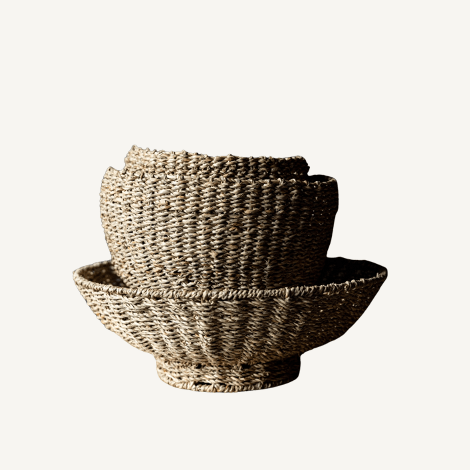 Woven Seagrass Bowls - Annie &amp; Flora