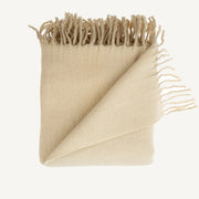 Alpes Merino Wool Throw in Cream - Annie & Flora