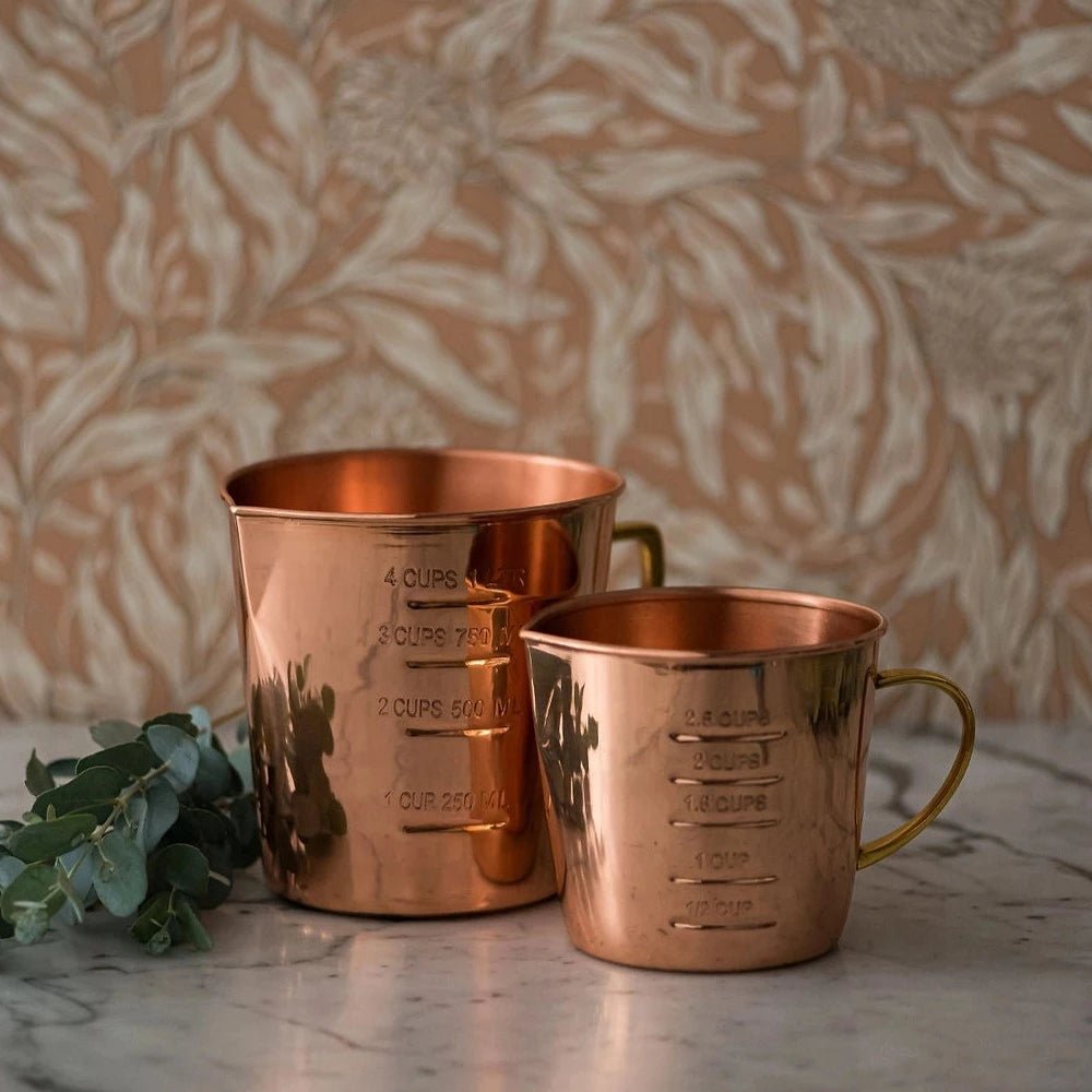 Copper Liquid Measuring Cups - Annie &amp; Flora