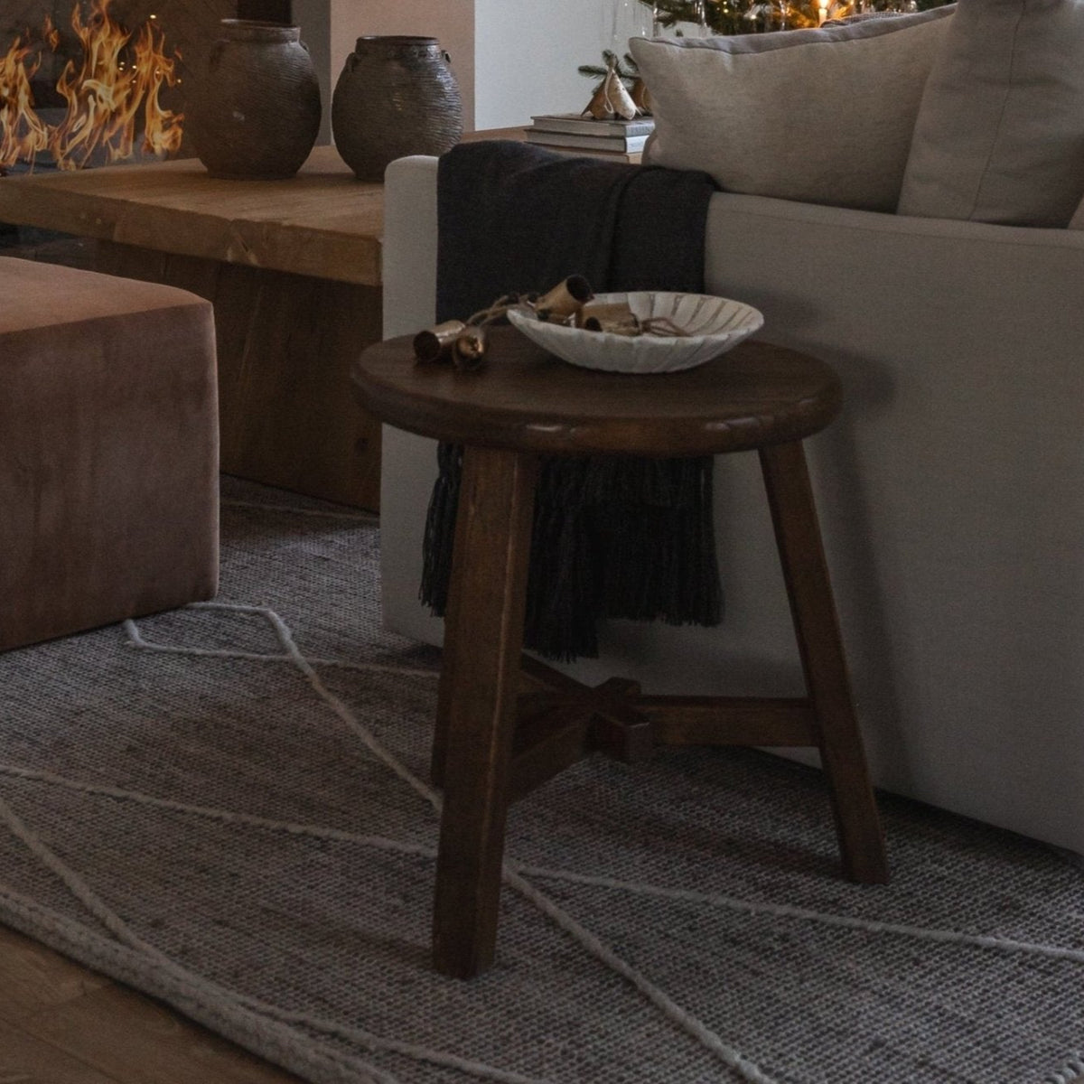 Dobbie Instruments Dobbie Reclaimed Wood Side Table – Annie & Flora